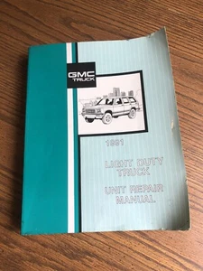 1991 GMC S/T Models Factory Service Shop Repair Manual Sonoma S-15 Jimmy - Picture 1 of 8