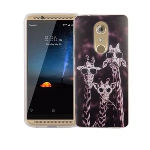 Etui na telefon komórkowy do ZTE Axon 7 Mini Żyrafa Pokrowiec Case Cover Motyw Slim TPU Nowe - Zdjęcie 1 z 3
