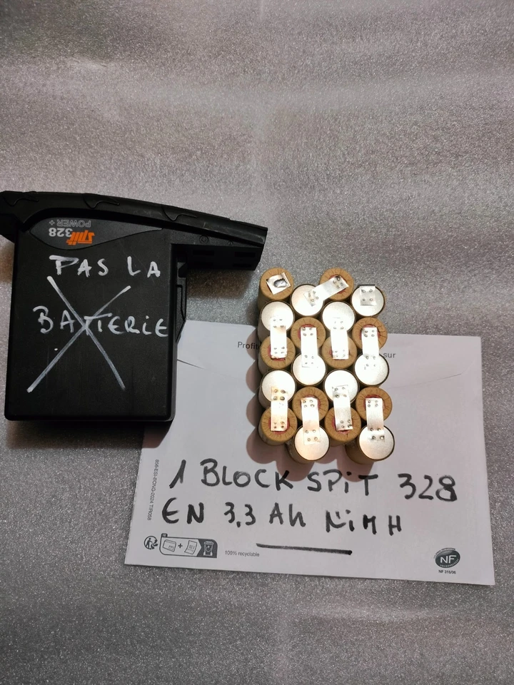 1 bloc de remplacement batterie spit 328 ni mh 3,3Ah - Photo 1/1