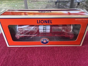NUOVO CON SCATOLA! LIONEL 6-26158 CAMPBELL’s ZUPPA AUTO CISTERNA MONOCUPOLA—DATA 2004 - Foto 1 di 3