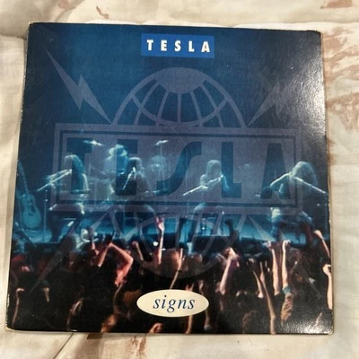Tesla - Signs  3 track cd single US seller Very Good Shape See Pics Foto 1 de 4