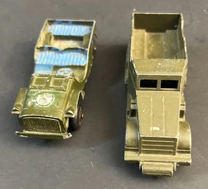 Vintage MidgeToy & Tootsie Toy Military Trucks - Picture 1 of 11