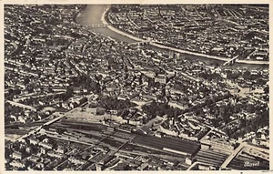 Schweiz - BASEL STADT - Luftaufnahme - Verlag Photoglob 2622 - Imagen 1 de 2