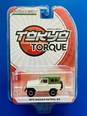 2021 Greenlight TOKYO TORQUE 9 JDM CREAM 1973 NISSAN PATROL 4x4 UTILITY VEHICLE - image 1 of 4