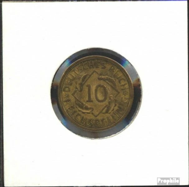 German Empire Jägernr: 317 1935 D Aluminum-Bronze extremely fine 1935 10 reich p - Image 1 of 1