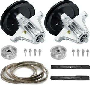 DECK REBUILD KIT BLADE SPINDLE BELT IDLER FOR CRAFTSMAN T110 - Picture 1 of 1