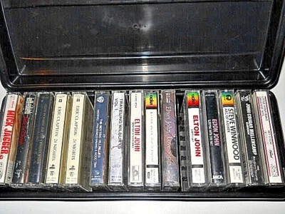 15 Cassettes Box - Mick Jagger,Keith Richards,Eric Clapton,Traveling Wilburys - Image 1 of 4