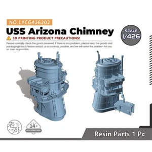 Detalle de acorazado LYCG202 1/426 modelo mejoras piezas chimenea USS Arizona - Imagen 1 de 3
