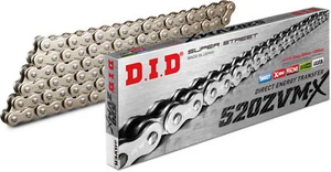 CADENA D.I.D SUPER STREET ZVM-XS X ANILLO PASO 520 -120 ESLABONES - NÍQUEL - Imagen 1 de 1