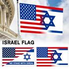 Double Sided USA Israel Flag Israeli National Flags Ft 3x?
