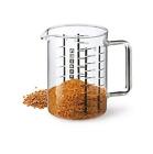 Glass Measuring Cup | Durable Borosilicate Glass, Easy to Read Metric Measure...