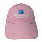 Newhattan Women&#39;s Slideback Hat Pink OSFA Embroidered Norwegian Cruise Lines