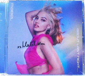 MABEL ABOUT LAST NIGHT POLYDOR 2022 ***SIGNED*** CD WITH INSERT CARD - Picture 1 of 3