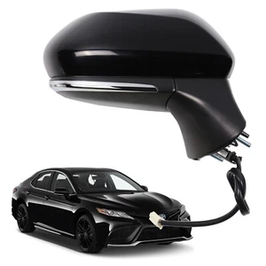 Power Heated Turn Lamp Right Passenger RH Side Mirror for 18-24 Toyota Camry - Bild 1 von 7
