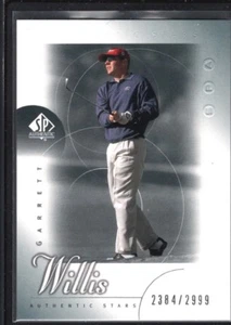 GARRETT WILLIS 2001 UD SP AUTÉNTICO GOLF #79 ESTRELLAS NOVATO A RADIOCONTROL #2384/2999 - Imagen 1 de 1
