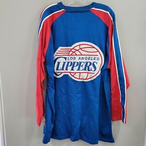 G-III Carl Banks Big Man Los Angeles Clippers Pre Game Warm up Jersey Mens 2XL