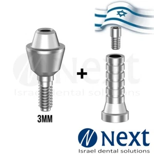 New Straight abutment Multi Unit 3 mm titanium sleeve screw 1.72 - Picture 1 of 7