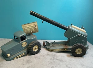 Vtg Pressed Steel 1950s Nylint Naval Defense Coastal Unit Missile Launcher Truck - Picture 1 of 21