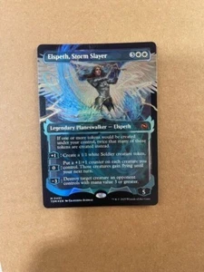 Magic: The Gathering Elspeth Storm Slayer Legendary Planeswalker Tarjeta de Lámina Casi Nueva Sh - Imagen 1 de 8