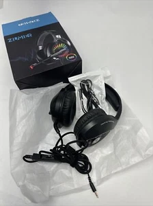 Gaming Headset W/ Microphone, Compatible with PS4 PS5 Xbox One PC Laptop ZIUMIER - Picture 1 of 1