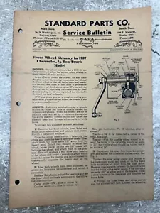 Original Standard Part Co. Service Bulletin, October 1938 - Imagen 1 de 4