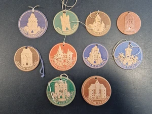 Cruz Roja Alemana WHW Abzei. 1942 SERIE COMPLETA "Famosas puertas de la ciudad" (956) - Imagen 1 de 2