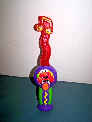 VARITA DE CONDUCTOR MATTEL SESAME STREET ELMO 2001 VINTAGE LUCES DE MÚSICA SONIDOS FUNCIONA Foto 1 de 2