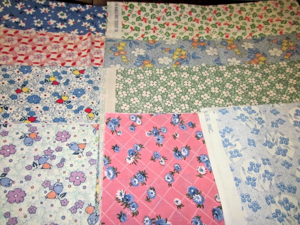 JUDIE ROTHERMEL F6142, Early Aunt Grace Feedsack prints, your choice, fat quarters,