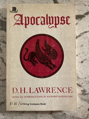 Apocalypse by D.H. Lawrence 1966 Viking Compass C191 vintage paperback - Image 1 of 4