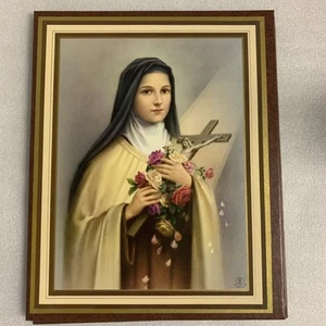 SAINT THERESE of LISIEUX PRINT / SOCIETY THE LITTLE FLOWER MEMORIAL MEMBERSHIP - Picture 1 of 8