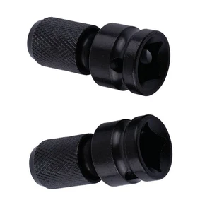 2 Stck. 12 Zoll Antrieb auf 14 Zoll Innensechskant Adapter Stahl für Ratschensc - Picture 1 of 12