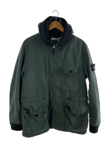 Giacca con cappuccio STONE ISLAND tasca cargo verde L usata