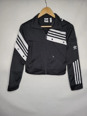 Adidas Orginals Danielle Cathari Track Jacket Women's Size Small Black White Zip - Image 1 of 4