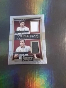 2016/17 Panini Select Double Team Memorabilia Card Hummels Gotze Germany - Picture 1 of 2