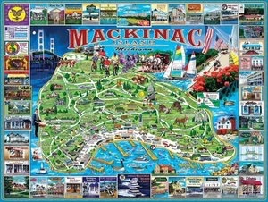 Puzzles Mackinac Island - 1000 Piece Jigsaw Puzzle - Picture 1 of 5
