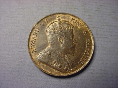 Hong Kong Edward VII Cent 1902 Red Brown BU #91306 - Image 1 of 2