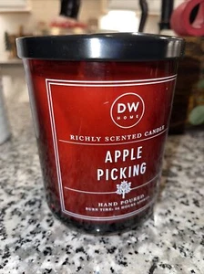 DW Home APPLE Picking 2 Wick Scented Candle 56 Hour Burn Time NEW - Picture 1 of 4
