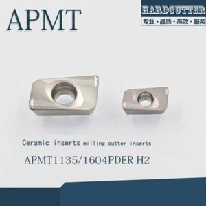 10 un. insertos de cerámica insertos de molino de extremo de fresado APMT1604PDER-H2 APMT1135PDER-H2 - Imagen 1 de 3