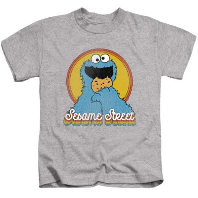 Camiseta gráfica para niños pequeños SESAME STREET COOKIE MONSTER 2T 3T 4T 4 5-6 7 Foto 1 de 3
