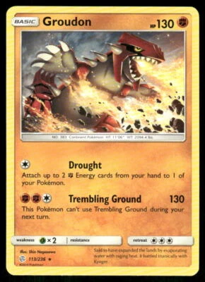 SM - Cosmic Eclipse #113/236 Groudon - Image 1 of 2
