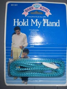 Pulsera ajustable Baby King Hold my hand para niños nueva en paquete vintage - Imagen 1 de 2