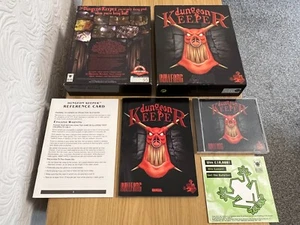 Bullfrog Dungeon Keeper PC CD-ROM Game - Boxed Working -👽👾Retro Gift Idea👾👽 - Afbeelding 1 van 24