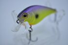 Lucky Craft 2022 NW Member Lure LC 0.5 DRS Crankbait Purple Back Chartreuse EX