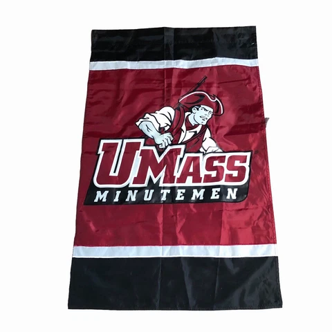 University of Massachusetts Flag Banner Umass Minutemen New Vintage Collegiate Cover