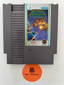 Alpha Mission Nintendo Nes Game Cart NTSC Version Fully Cleaned & Tested - Picture 1 of 3