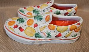 Vans Fruit Salad Slip On Kids size 1 Shoes  Sneakers NEW
