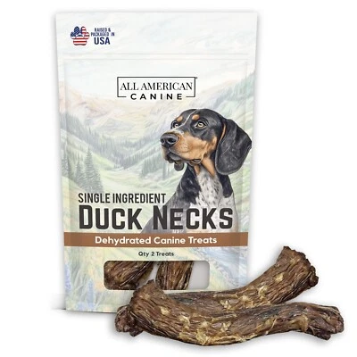Duck Necks Natural Single Ingredient ( 2 Count ) Low-Fat Dehydrated Dog Treats - Image 1 of 4