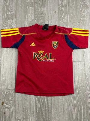 Camiseta Adidas MLS Real Salt Lake Juvenil Niños Roja Sin Etiqueta de Talla Foto 1 de 4