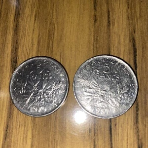 5 FRANC FRENCH Dated 1970 or 1987 Single coin as photographed - Picture 1 of 2