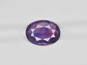 IGI Certified PAKISTAN Fancy Sapphire 3.62 Cts Natural Untreated Oval - Picture 1 of 6